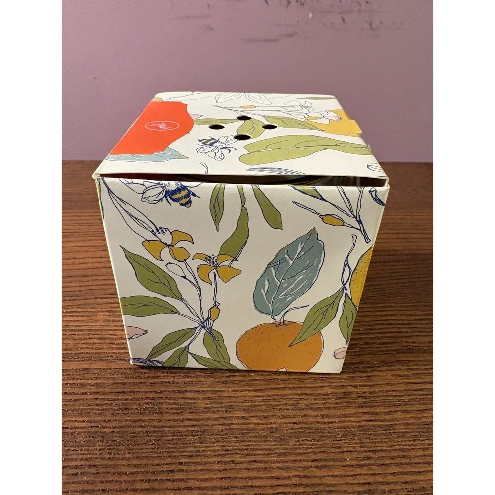 Opalhouse Salted Citrus Bellini Soy Candle‎ 6.5 oz Gold Rim New Peach Champagne